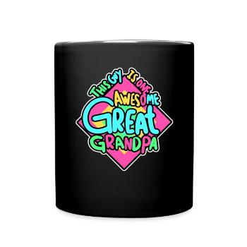 Grand Grand-père Vintage - Mug uni - noir - Devant