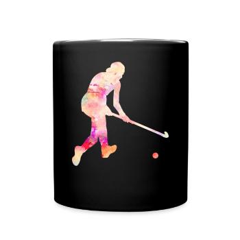 Hockey hockey de hockey cadeau de joueur équipe - Mug uni - noir - Devant