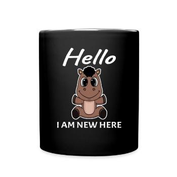Bébé Naissance Enceinte - Fête de bébé - Mug uni - noir - Devant