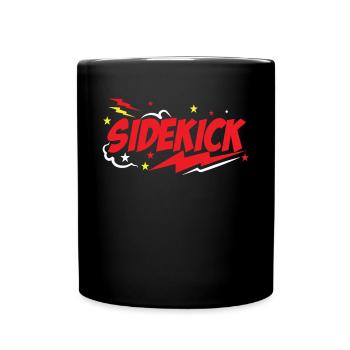 Dad Sidekicks Matching - Tasse einfarbig - Schwarz - Vorne