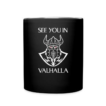Viking Valhalla - Full Colour Mug - black - Front
