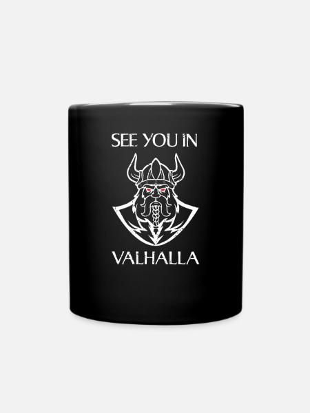 Viking Valhalla - Mug uni - noir