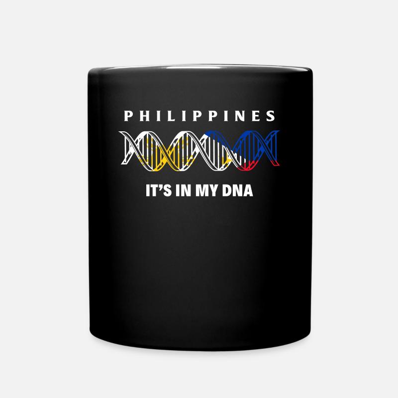 Philippinen - Tasse einfarbig - Schwarz