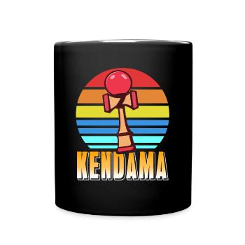 Kendama - Tasse einfarbig - Schwarz - Vorne