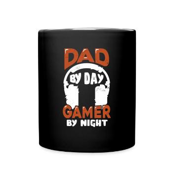 Gaming Dad Gamer Father Computer Gamer Gift - Full Colour Mug - black - Front
