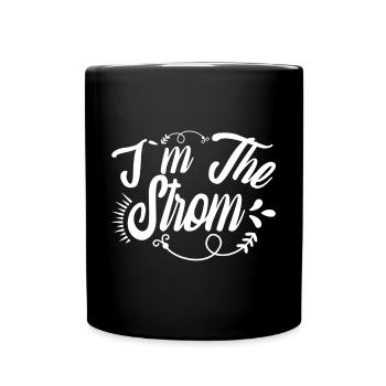 Je suis Le Courant - Vélo - Mug uni - noir - Devant