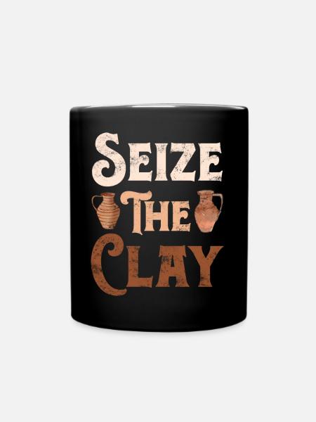 Pottery Pottery Pottery Pottery Pottery - Full Colour Mug - black