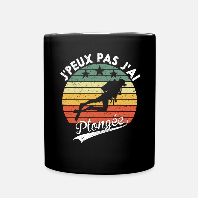 J'Peux Pas J'ai Plongée Cadeau Pour Amateurs - Mug uni - noir