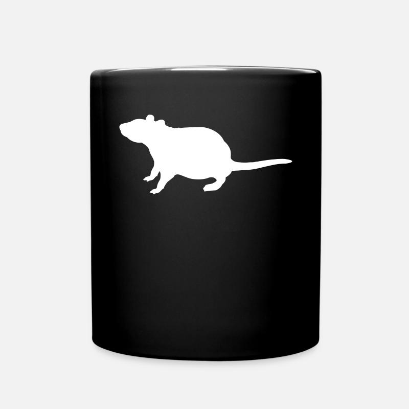 Ratte - Tasse einfarbig - Schwarz