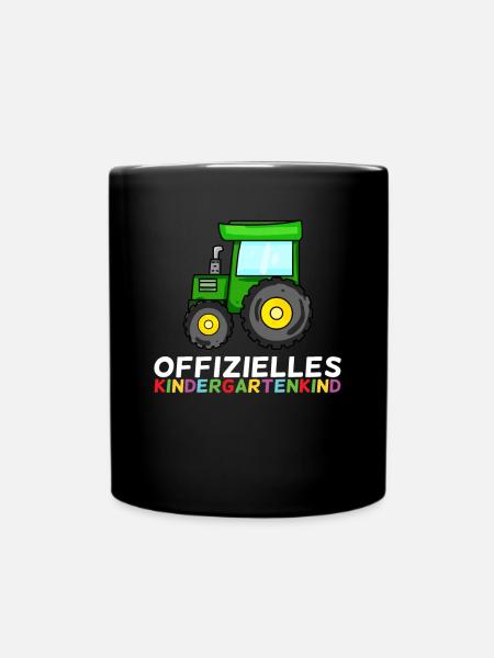 Kindergarten Kindergartenkind - Tasse einfarbig - Schwarz