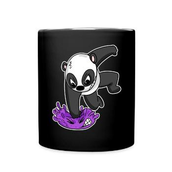 Panda Virus Combat - Mug uni - noir - Devant