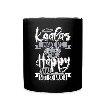 Koala - Mug uni - noir - Devant