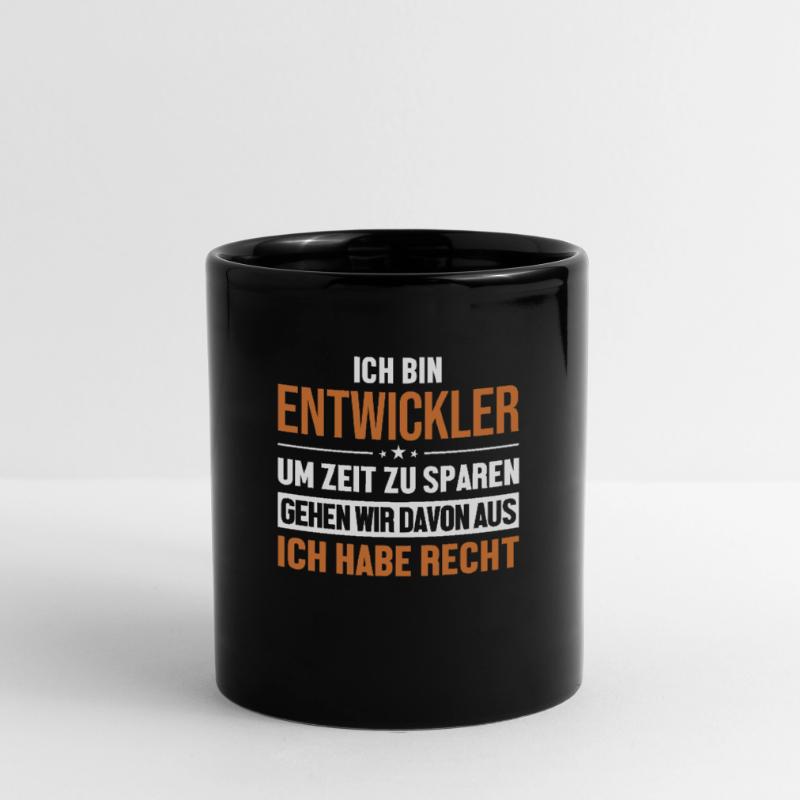 Entwickler hat immer Recht Systems Engineer Data Tasse einfarbig