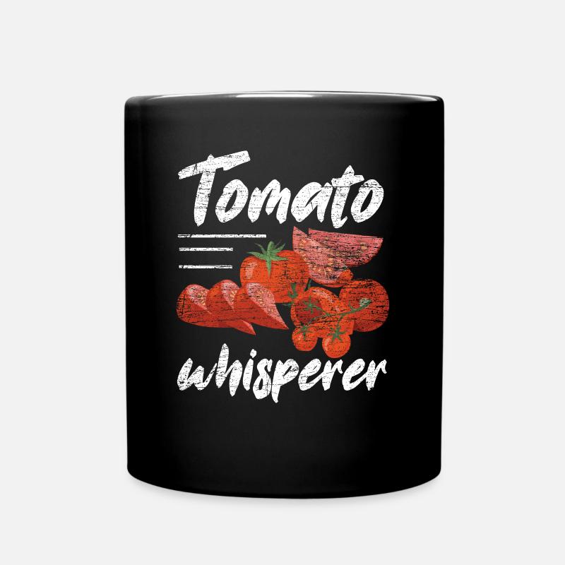 Garten Tomaten Garten Zucht Geschenk - Tasse einfarbig - Schwarz