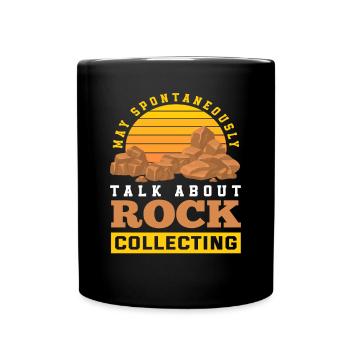 Retro Géologie Géologues cadeau - Mug uni - noir - Devant