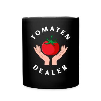 Jardin jardin de tomates dealer - Mug uni - noir - Devant