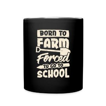 Futur agriculteur cadeau agriculteur - Mug uni - noir - Devant