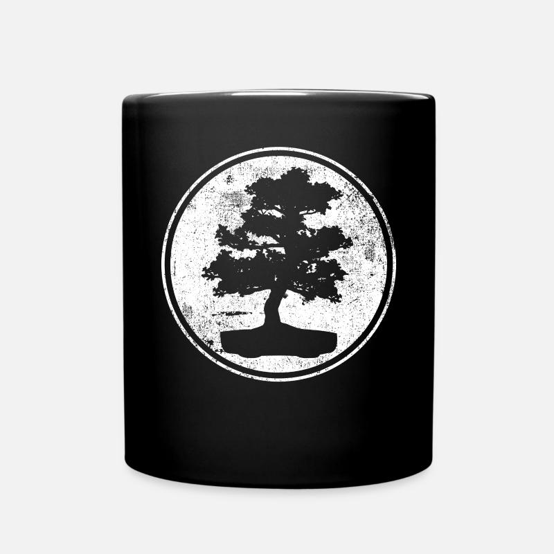 Bonsai Vintage - Tasse einfarbig - Schwarz