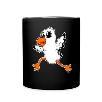 Doux goé et mouse - Mug uni - noir - Devant