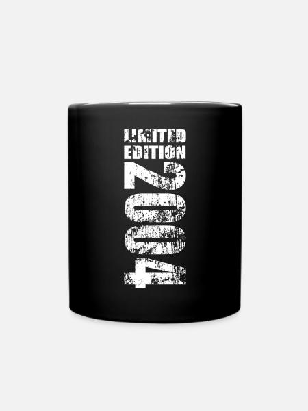 Limited Edition 2004 20. Geburtstag Geschenk - Tasse einfarbig - Schwarz