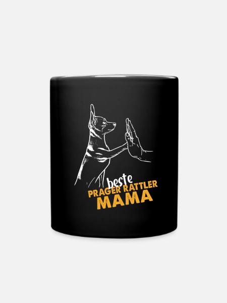 Prager Rattler Mama - Tasse einfarbig - Schwarz