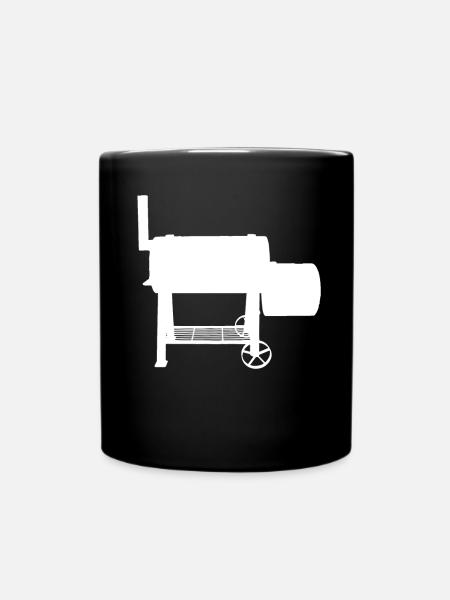 Grillen Grill BBQ - Tasse einfarbig - Schwarz