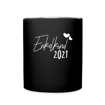Enkelkind 2021 - Tasse einfarbig - Schwarz - Vorne