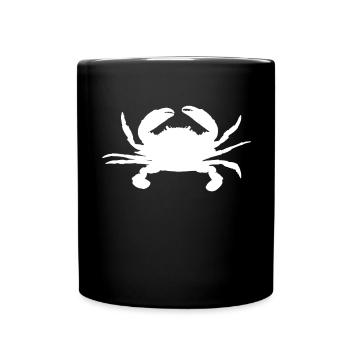 Krabbe Krabben-Liebhaber - Tasse einfarbig - Schwarz - Vorne