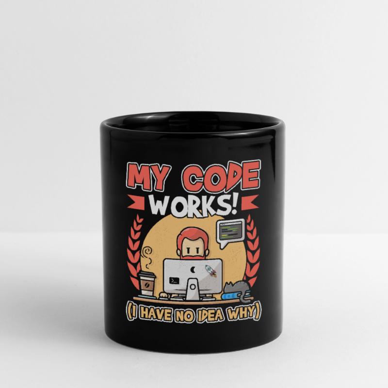 My Code Works I Have No Idea Why Programmer Full Colour Mug