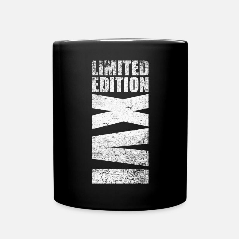 Limited Edition 16. Geburtstag römische Zahlen - Tasse einfarbig - Schwarz