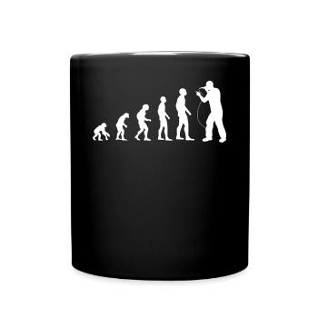 Rapper MC Hip Hop Rap Freestyle Battle Evolution - Full Colour Mug - black - Front