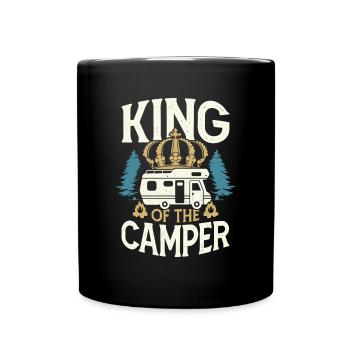 Camping Motorhome Motorhome Camper Gift - Full Colour Mug - black - Front