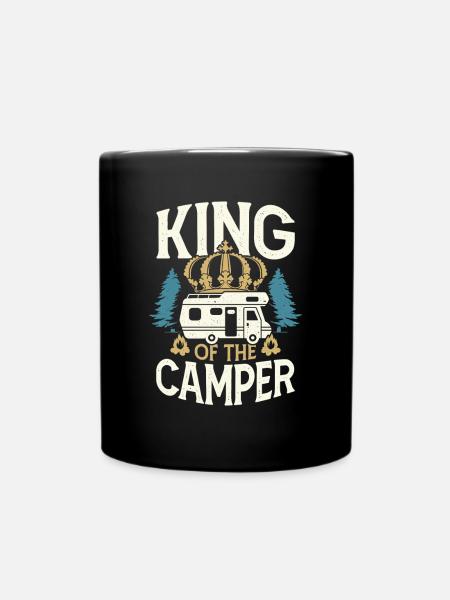Camping Camping Camping Camper Cadeau - Mug uni - noir