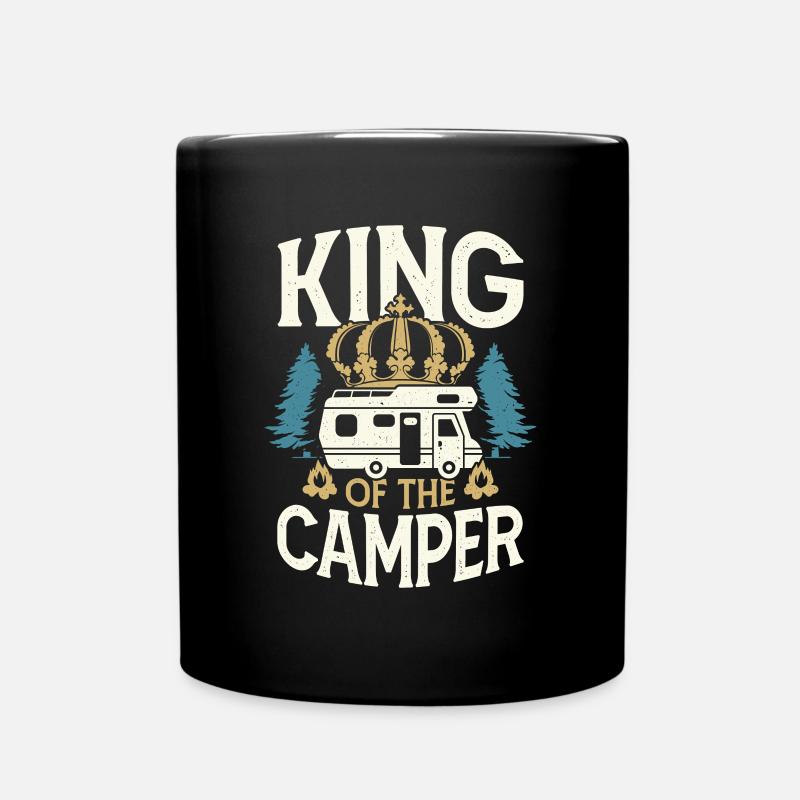 Camping Camping Camping Camper Cadeau - Mug uni - noir