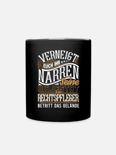 Rechtspfleger - Tasse einfarbig - Schwarz