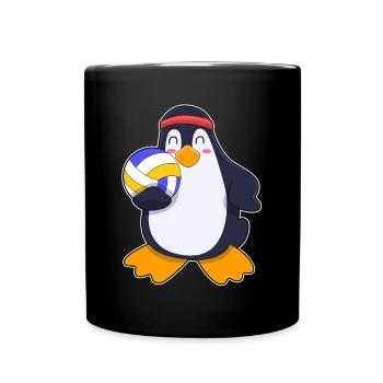 Joueur de volley-ball des Penguins Volley-ball - Mug uni - noir - Devant