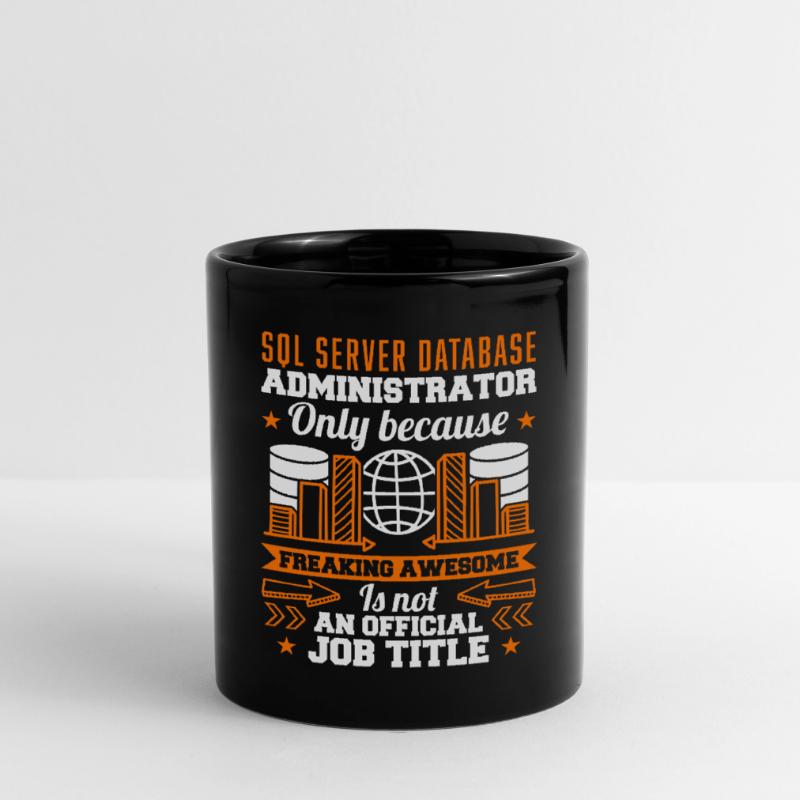 SQL Server Database Administrateur Job Title Mug uni