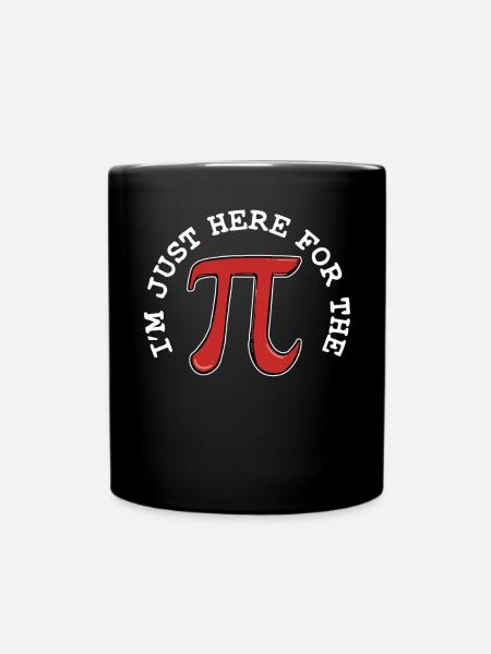 Pi-Tag Pi Math - Tasse einfarbig - Schwarz