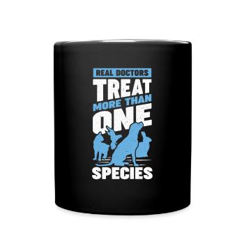 Veterinarian Veterinarian Veterinary Gift - Full Colour Mug - black - Front