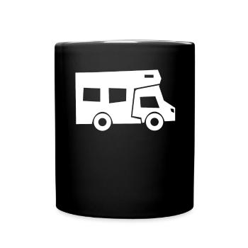 Caravane Camping Camping Camper - Mug uni - noir - Devant