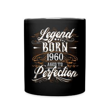 1960 Legend Year of construction Year of birth Year - Full Colour Mug - black - Front