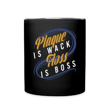 Zahnarzthelferin Zahnfee Zahnarzt - Tasse einfarbig - Schwarz - Vorne