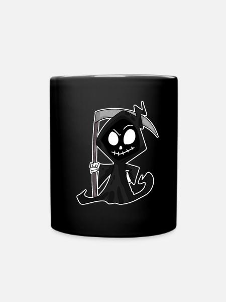 Faucheuse avec faux - Mug uni - noir