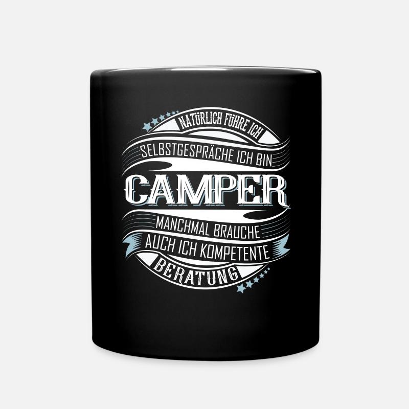 Camper - Tasse einfarbig - Schwarz