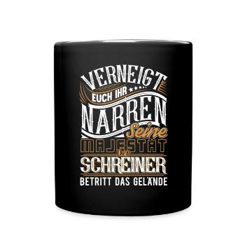 Schreiner - Tasse einfarbig - Schwarz - Vorne