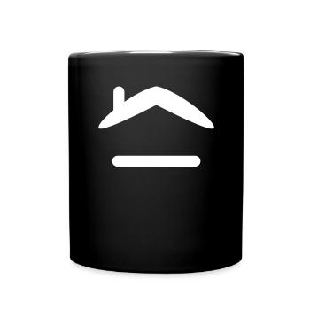 Toit - Mug uni - noir - Devant