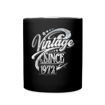 1972 millésime anniversaire année de construction vintage - Mug uni - noir - Devant