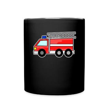 Fire brigade - Full Colour Mug - black - Front