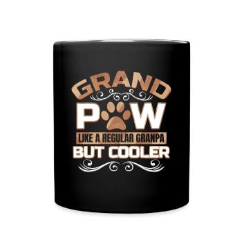 Grand Paw But Cooler Granpa's Grandfather - Full Colour Mug - black - Front
