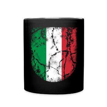 Italie Pavillon - Mug uni - noir - Devant